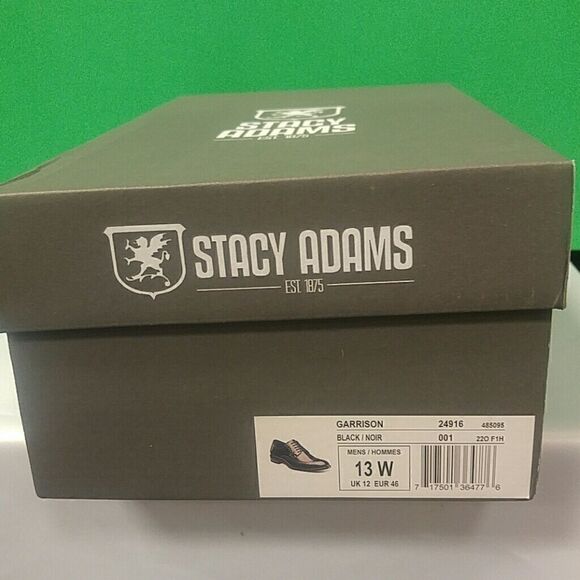 MENS STACY ADAMS GARRISON WING TIP OXFORD 13W - Picture 7 of 7